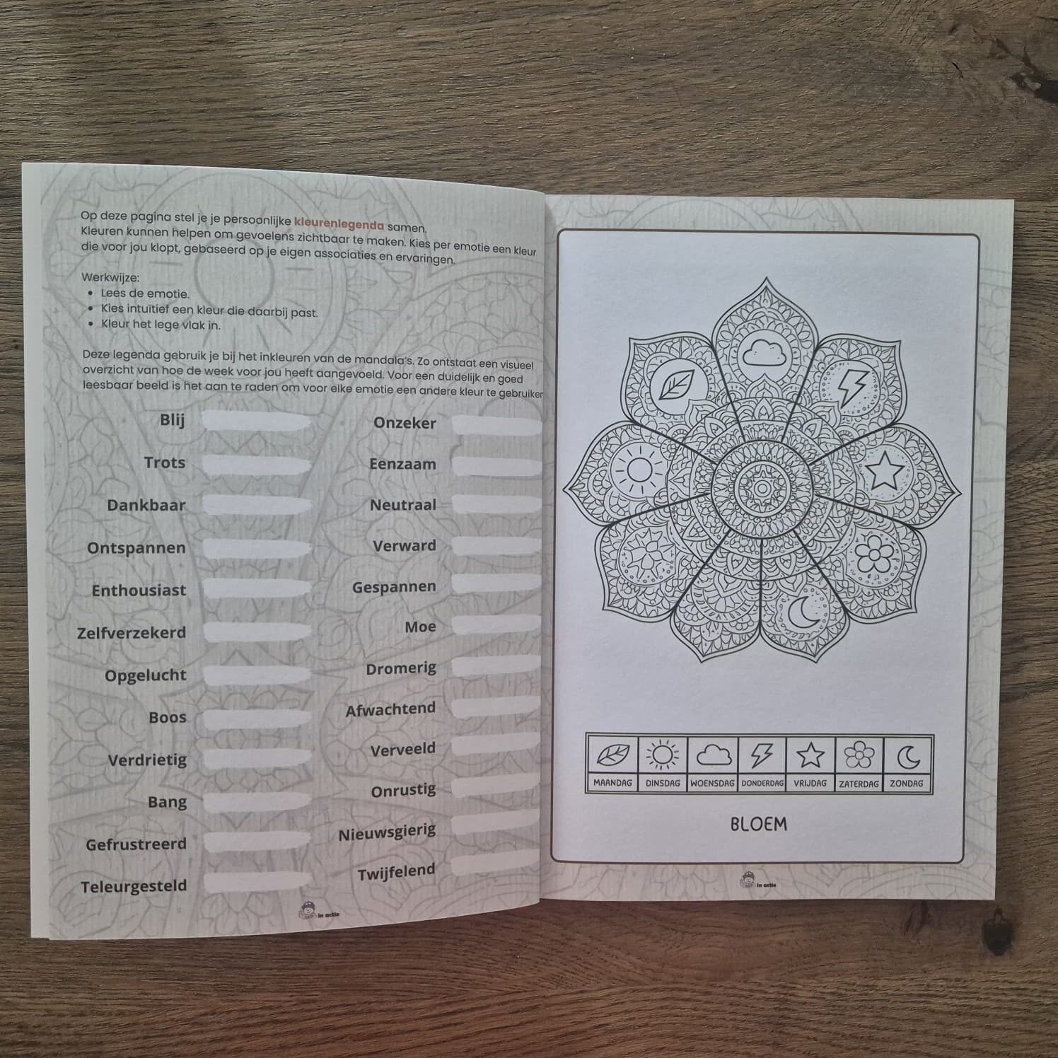emotie mandala bloem